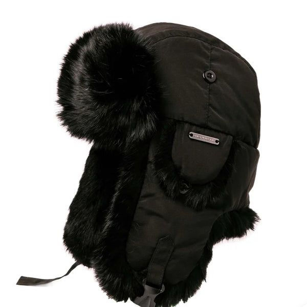 Unisex nylon and Rabbit Fur Aviator Hat – Bill Worb Furs Inc.