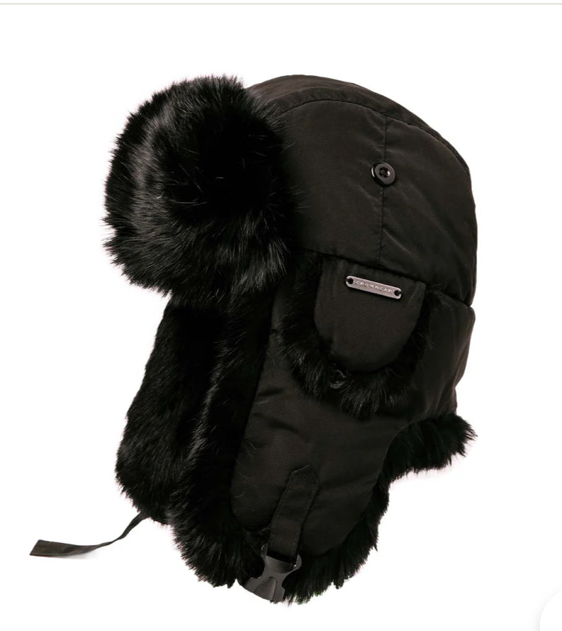 Men's aviator fur hat - Bill Worb Furs