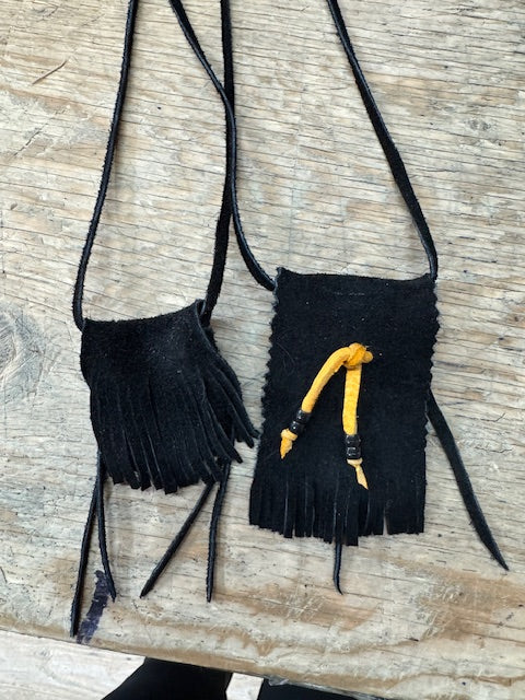 leather medicine bags - Bill Worb Furs