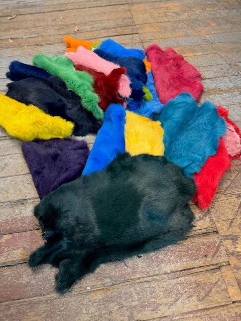 Dyed Rabbit Fur