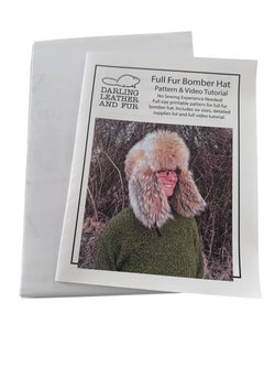 Full Fur Bomber Hat Pattern & Tutorial