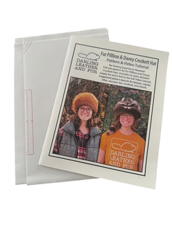 Fur Pillbox & Davey Crockett Hat Pattern & Tutorial