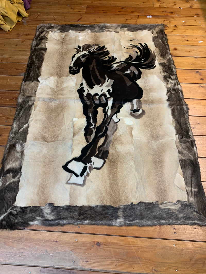 Zibra sheepskin rugs - Bill worb furs