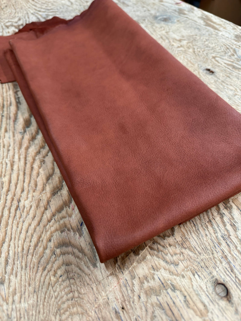 Dyed Polished Deer Hide Leather