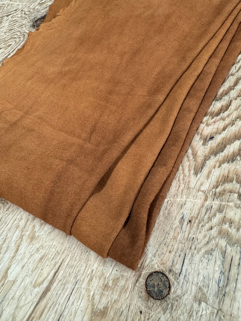 Light weight deer hide split leather