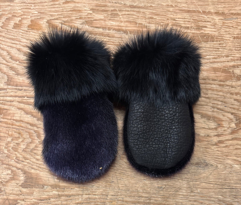 Infant sealskin mitts - Bill Worb Furs