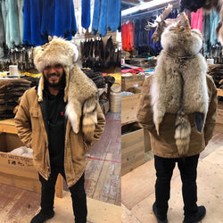 Mountain man fur hat - Bill Worb Furs