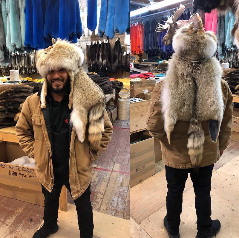 Mountain man fur hat - Bill Worb Furs