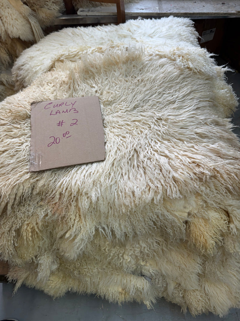 Natural curly lamb - Bill Worb Furs