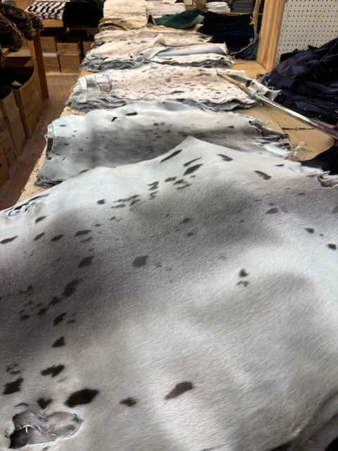 Natural harp seal skin fur pelts - Bill Worb Furs