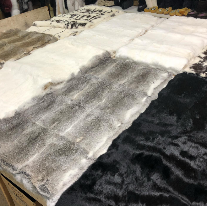 Rabbit Fur Plates Bill Worb Furs Inc.