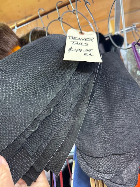 Beaver tail leather excellent quality top rated- Bill Worb Furs 
