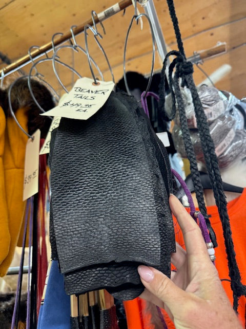 Beaver tail leather excellent quality top rated- Bill Worb Furs 