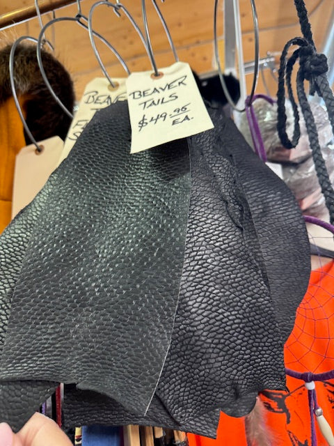 Beaver tail leather excellent quality top rated- Bill Worb Furs 