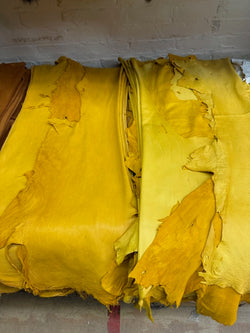 natural deerskin polished leather - Bill Worb Furs