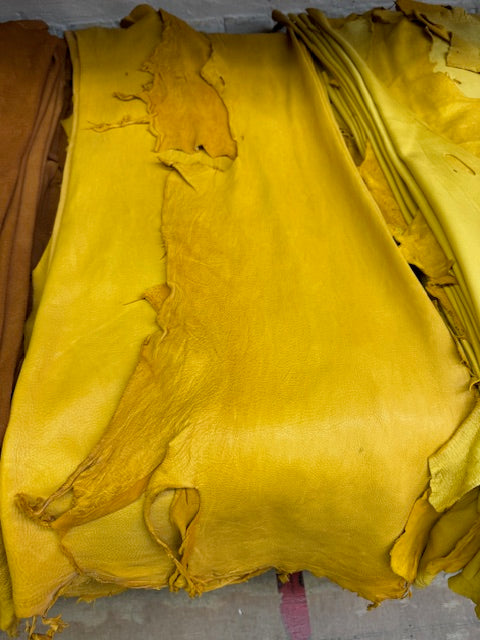 natural deerskin polished leather - Bill Worb Furs