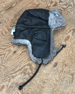 men's aviator fur hat with rabbit - Bill Worb Furs