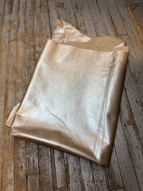 metallic cowhide leather hides excellent quality top rated - Bill Worb Furs