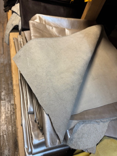 metallic cowhide leather hides excellent quality top rated - Bill Worb Furs