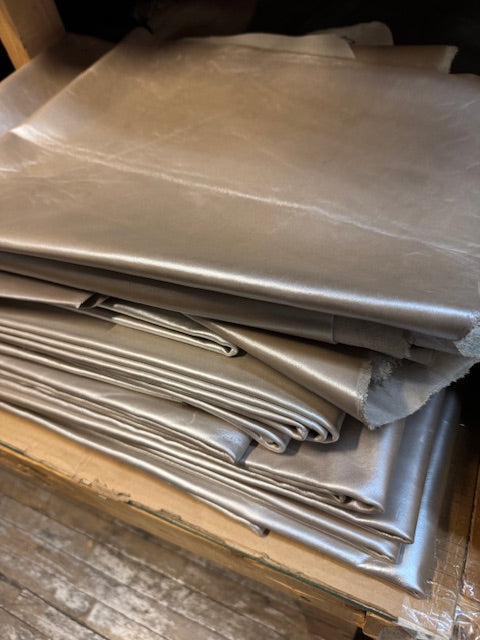 metallic cowhide leather hides excellent quality top rated - Bill Worb Furs