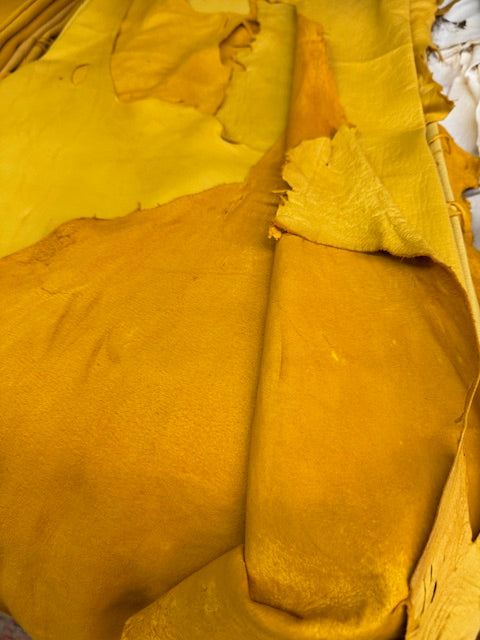 natural deerskin polished leather - Bill Worb Furs