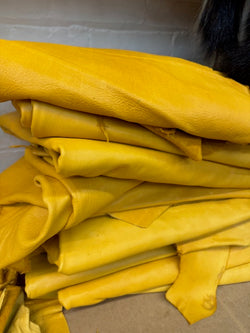 Top quality moose/elk hide polished leather excellent quality top rated - Bill Worb Furs