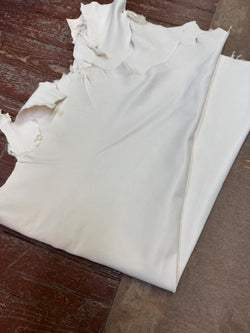 White deer polished hides - Bill Worb Furs