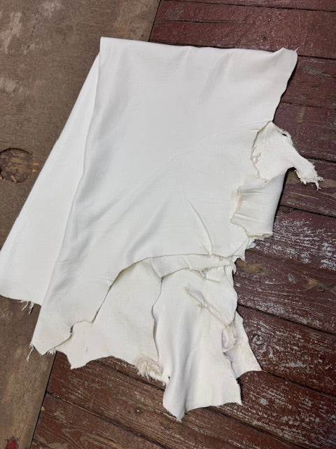 White deer polished hides - Bill Worb Furs