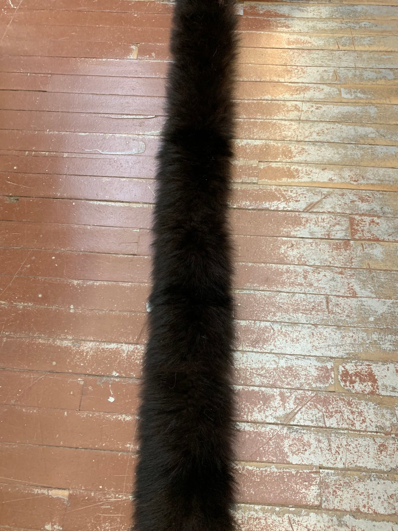 black bear fur stripping