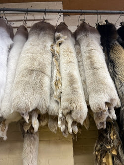 Blush Fox fur pelts - Bill Worb Furs