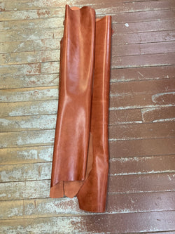 Italian polished lambskin leather hides