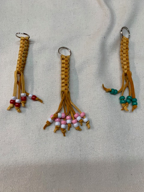 Leather Craft Keychains Handmade Bunny Rabbit Leather Keyring