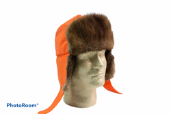 Men's Hunter Style Aviator Hat - Bill Worb Furs Inc.