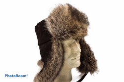 Men's Raccoon Trooper Hat - Bill Worb Furs Inc.