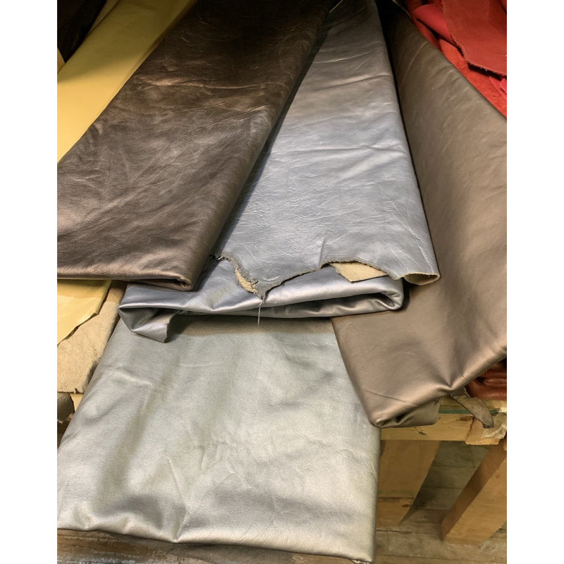 metallic cowhide leather hides excellent quality top rated - Bill Worb Furs