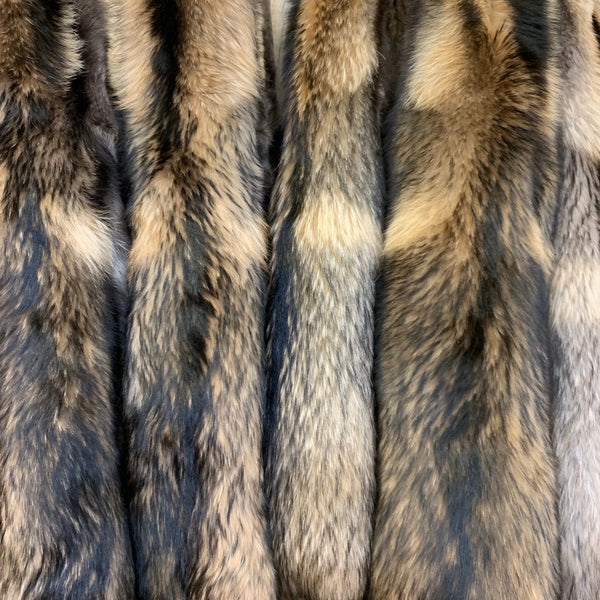 Natural Finnish Raccoon Fur