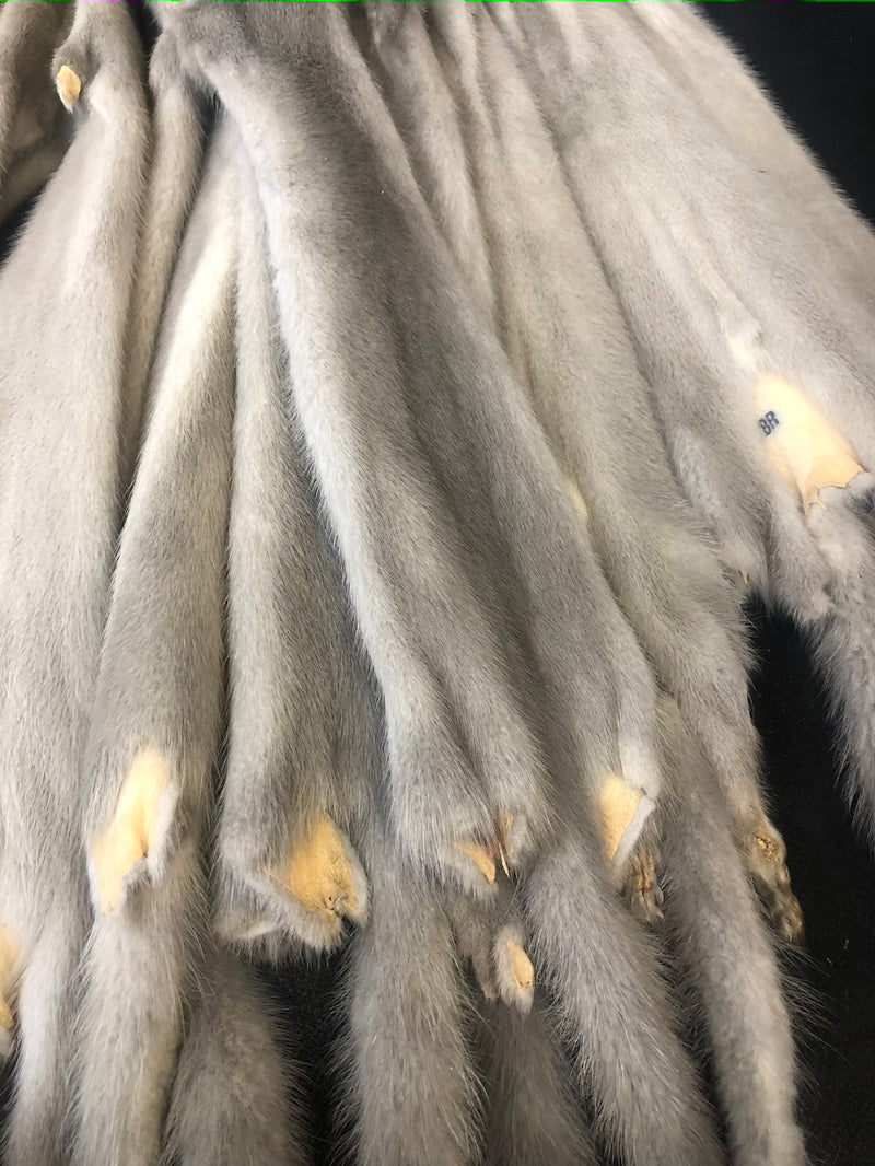 sapphire mink fur pelts real