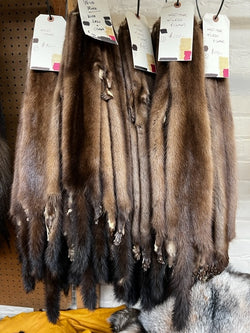 Wild mink fur with legs and claws - Bill Worb Furs