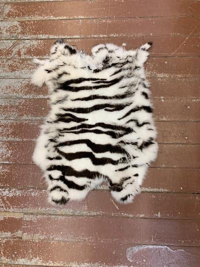 Animal Print Dyed Rabbit Fur - Bill Worb Furs Inc.